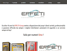 Tablet Screenshot of distributorieffeti.com